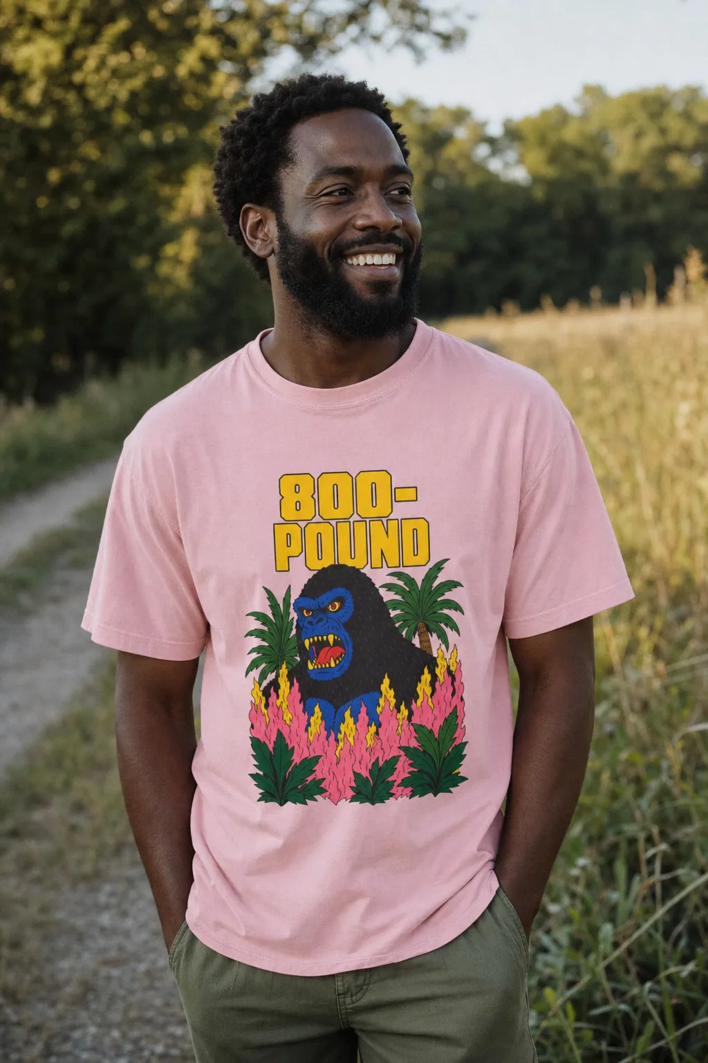 800-Pound Gorilla tee, another angle