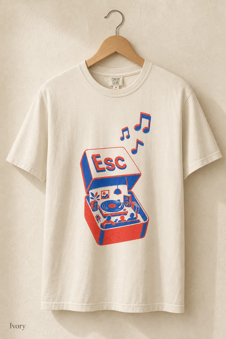 Esc tee in Ivory
