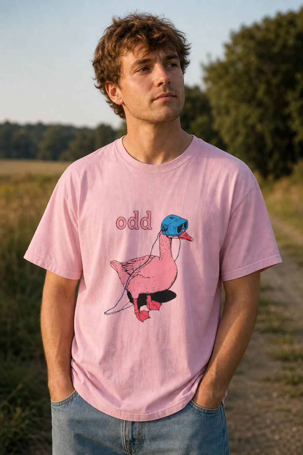 Odd Duck tee, another angle