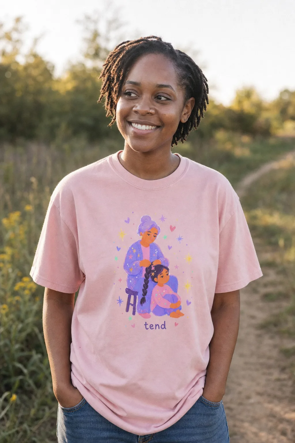 Soft Work tee, another angle